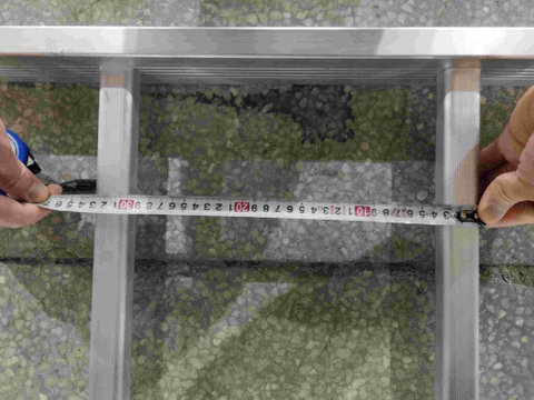 2-6m 24*63mm steiger aluminium enkelpolige ladder