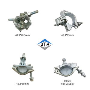 EN74 Doppio accoppiatore di tipo americano forgiato per ponteggi standard