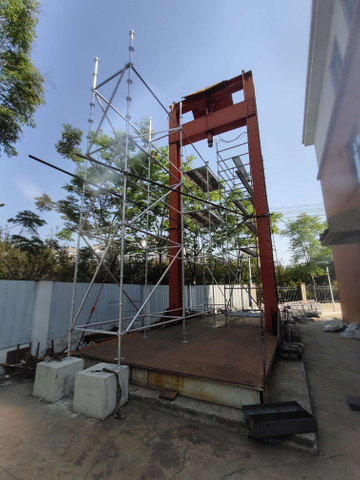 Ponteggio Ringlock in alluminio regolabile AS1576