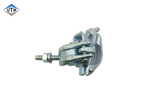 Doppio accoppiatore forgiato a goccia per ponteggi ad angolo retto con corpo per incisione da 48,3 * 48,3 mm