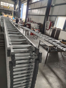 داربست آلومینیومی 2-6 متری 25*75 میلی متری تک نردبان مستقیم