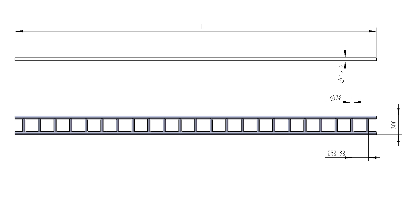 5.85m Scaffold Steel Ladder Beam for Scaffolding from China ...