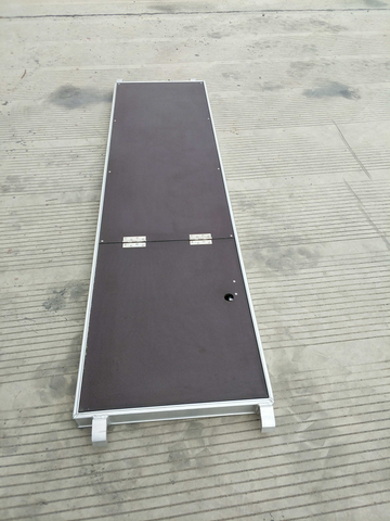 Steiger antislip aluminium houten plankenplank met ladder