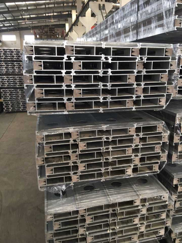 1,5 m-6 m steiger aluminium I-balk met houten inzetstuk