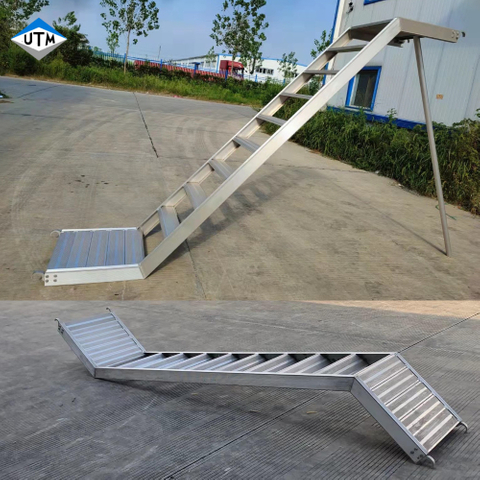 China Aangepaste aluminium Ringlock steiger Z-type traptrap