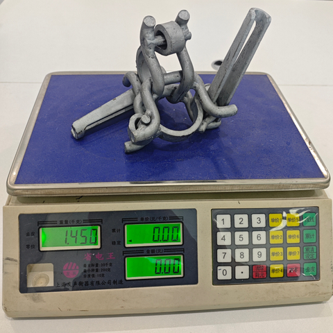 داربست هلندی گیره ثابت 48.3 میلی متر HDG Drop فورج هلند راست زاویه دو کوپلر