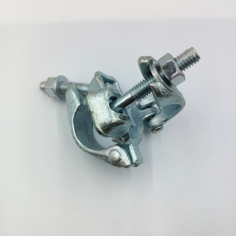 Morsetto doppio accoppiatore girevole in acciaio forgiato per ponteggi