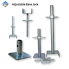 Puntellamento per impalcature Jack con base a vite regolabile a testa cava per impalcatura all'ingrosso