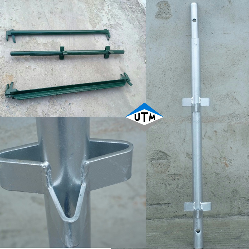 0,5 m, 1,0 m, 1,5 m, 2,0 m, 2,5 m, 3,0 m AS/NZS 1576 Gegalvaniseerde Kwikstage-steigerstandaard