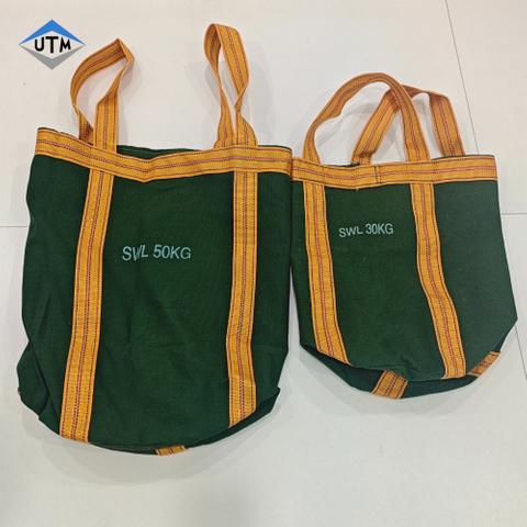 Borsa di sollevamento per impalcature di alta qualit&agrave; SWL 30 kg 50 kg Borsa di sollevamento con morsetto di tela Borse per attrezzi di sollevamento hardware