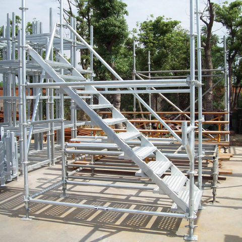 Fabrieksaangepast Andamio-ringslot gegalvaniseerd rondom steigerringlock-systeem voor de bouw
