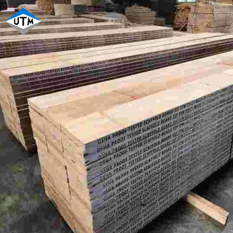 Pannelli di plancia LVL in legno per impalcature in legno laminato all'ingrosso